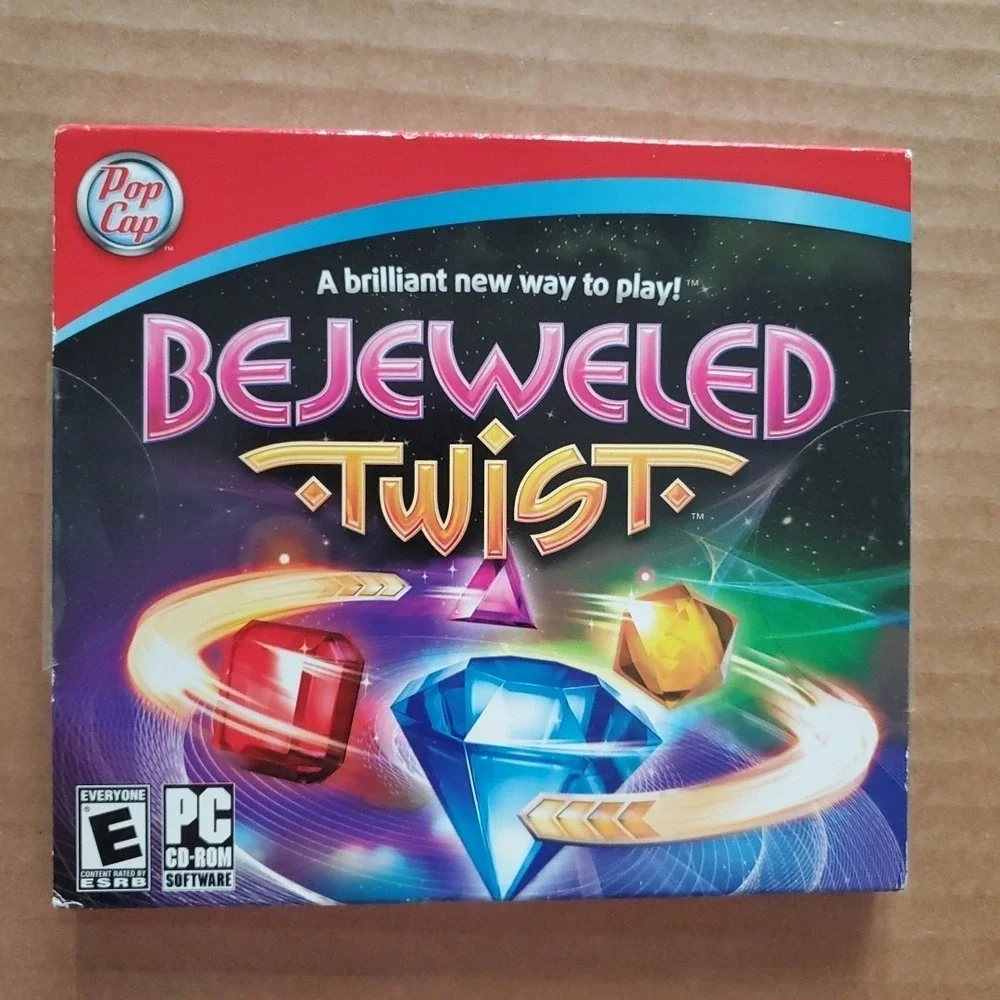 BEJEWELED TWIST Puzzle Game (PC CD-ROM) Pop Cap New Sealed